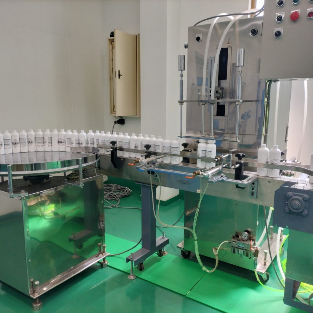 アルカリ電解水の充填